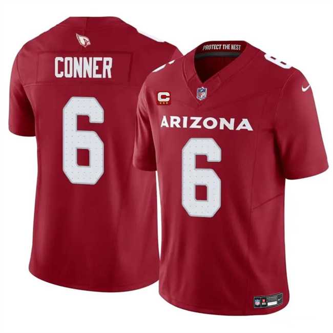 Men & Women & Youth Arizona Cardinals #6 James Conner Red 2024 F.U.S.E. With 3-Star C Patch Vapor Untouchable Limited Stitched Jersey,We sell and wholesale Men & Women & Youth Arizona Cardinals #6 James Conner Red 2024 F.U.S.E. With 3-Star C Patch Vapor Untouchable Limited Stitched Jersey on line form chian!